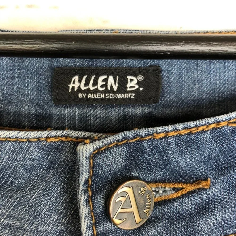 Allen B. Embroidered Jeans 4 - Picture 3 of 8